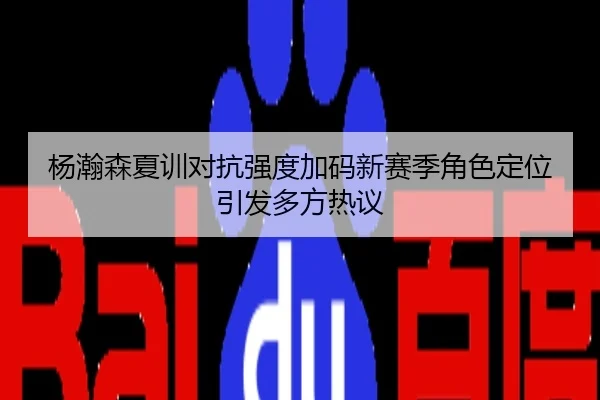 杨瀚森夏训对抗强度加码新赛季角色定位引发多方热议